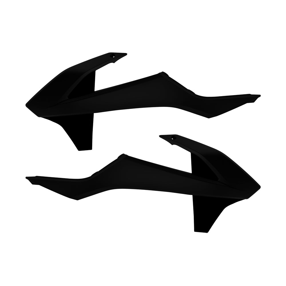 Polisport Rad Radiator Scoops Tank Panels For KTM XC 500 OEM Color Black 2017-2018